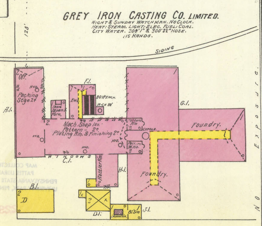GREY IRON - 1902 MOUNT JOY PA