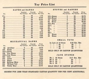 STEVENS 1928 PRICE LIST - PG 2  